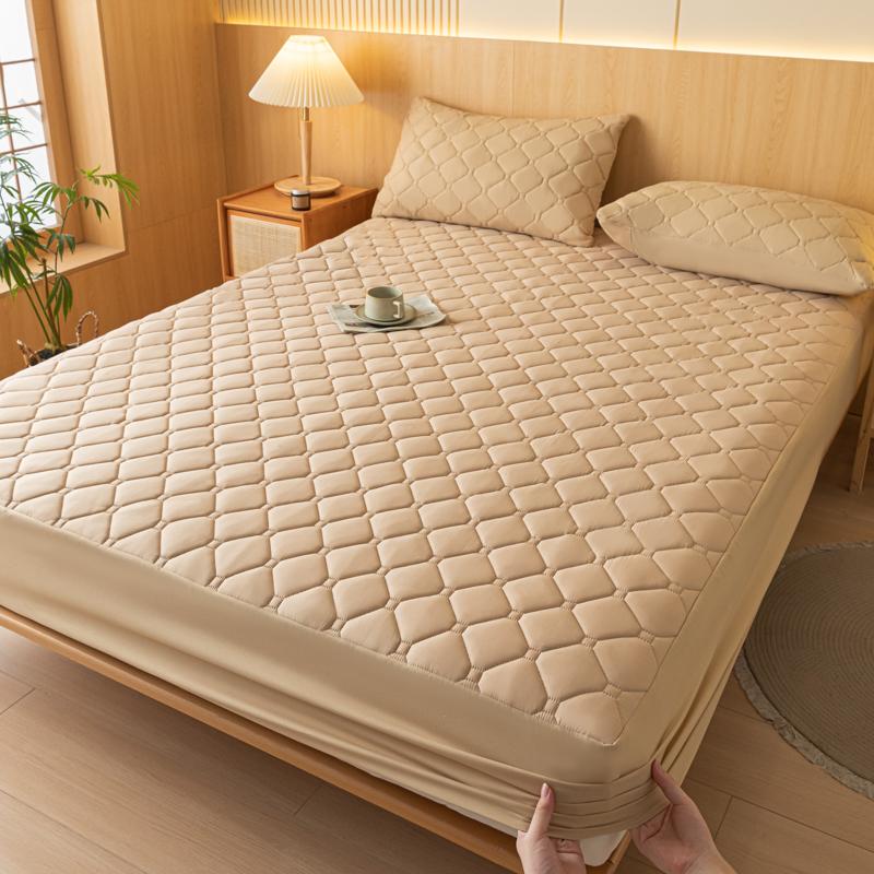 1шт серый чехол для матраса водонепроницаемые покрывала стеганые простыни на резинке утолщенные простыни для дома housses de matelas(Нет наволочки)