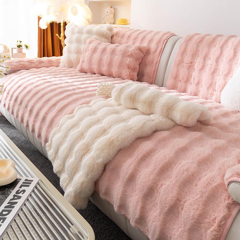 New Soft Hvac Sofa Cushion Modern Light Luxury All-Inclusive Universal Cover Non-Slip Sofa Set