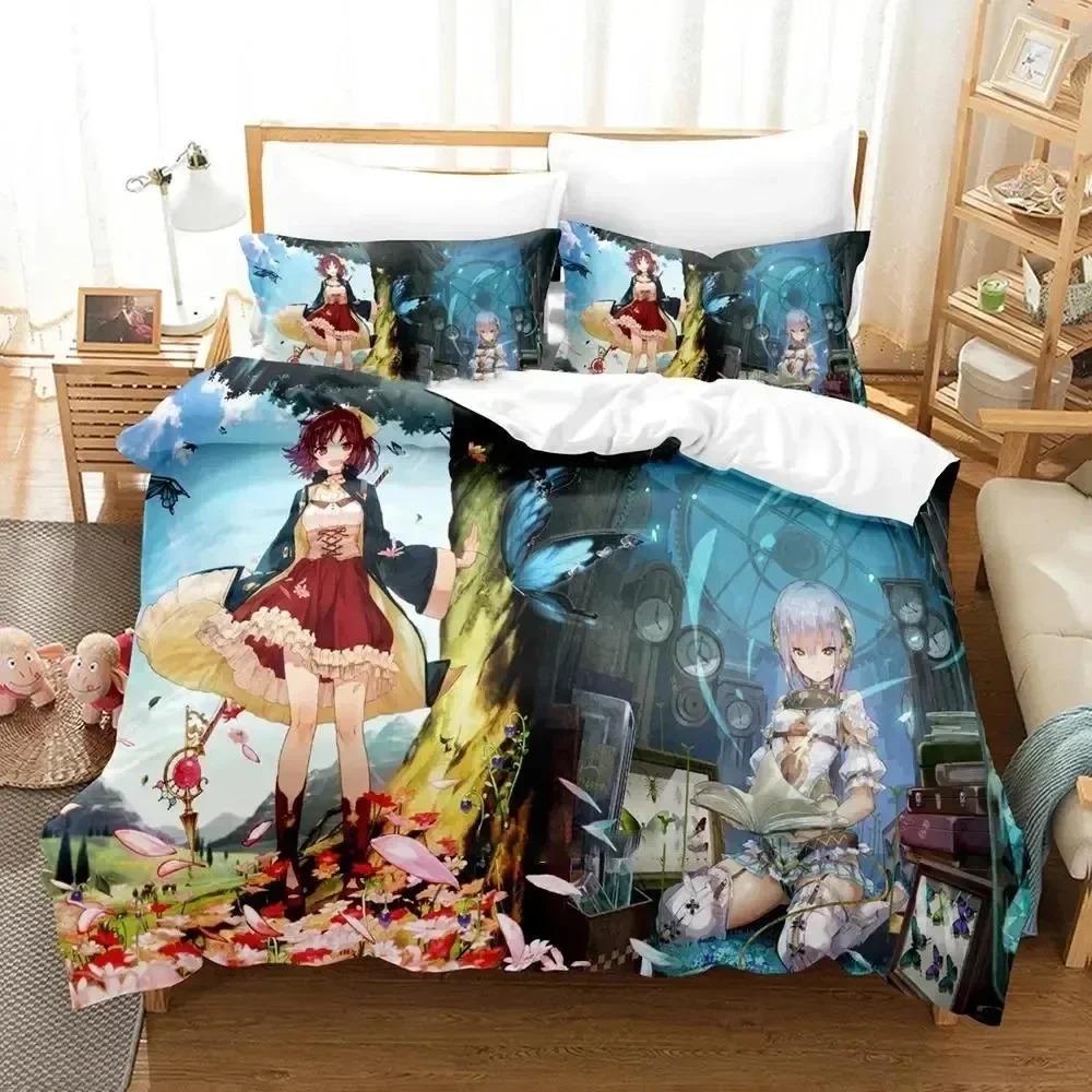 Atelier Sophie The Alchemist of the Mysterious Book 3D NEW Duvet Cover Pillowcase Bedding Set Adult Girl Bedroom Double Large