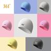 Silicone Bubble Swimming Cap, Comfortable Wearing, Ear-Protecting Swimming Cap, White