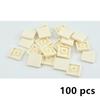 50-100 шт. Плоская деталь 2x2 2x4 DIY Enlighten Пластиковая Гладкая DIY DIY Сборка Строительный Блок Блок Кирпичики Подходит Для Всех Брендов Собираемые Частицы