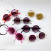Fashion Children'S Sunglasses Retro Round Frame Girl Cute Sunscreen Uv Protection Boy Sunglasses Shade