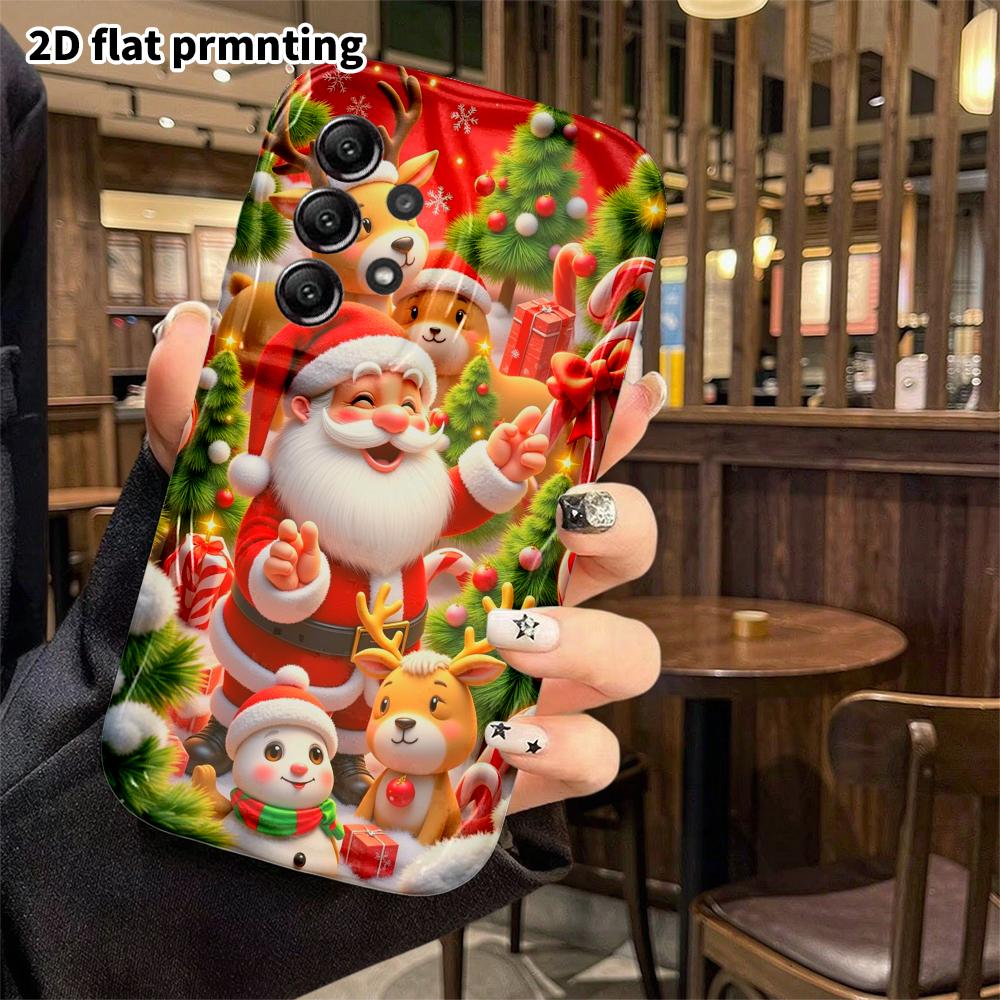 Phone Case: 2D flat, suitable for Samsung Galaxy A34 A35 M05 M06 S20 S22 S21 FE Plus 5G protective cases, full and lively, perfect Christmas and Hallo