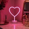 Pink Light LED Neon Light USB or Battery Operated LED Neon Sign Neon Desk Lamp  Wedding Decoration