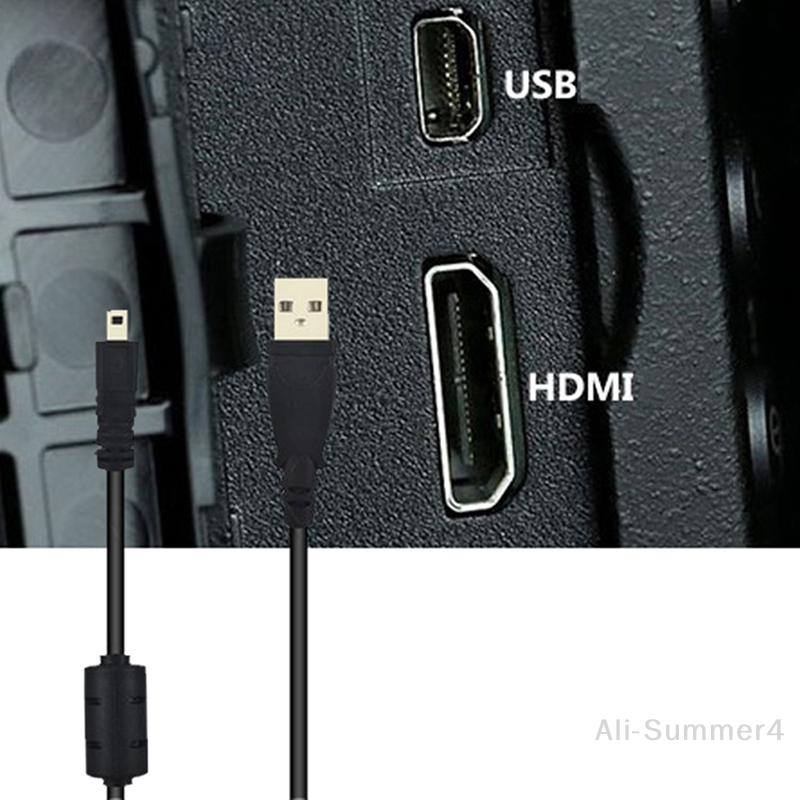 USB-кабель для передачи данных Камера Данные Фотографии Видео Синхронная передача Кабели 8-контактный 150 см для Nikon Olympus Pentax Sanyo