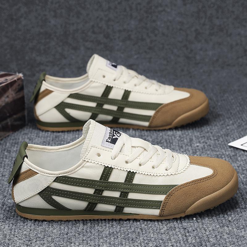 Новая мужская обувь Форрест Гамп Универсальные маленькие белые кроссовки Мужская ретро мода в стиле athleisure Трендовые слипоны на одной подошве tênis