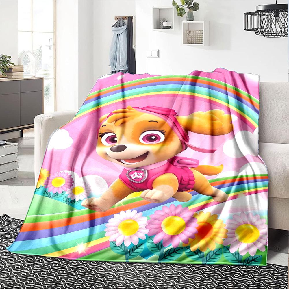 1pc Paw Paw16 Blanket, Gift, for Men and Women, Soft Blanket, Good for Sofa Bed Couch Travel, Lightweight Flannel Blanket