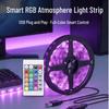 Светодиодная RGB лента 5В 5050, комплект: Умный USB-Bluetooth Декор с Изменением Цвета для Стены или Стола