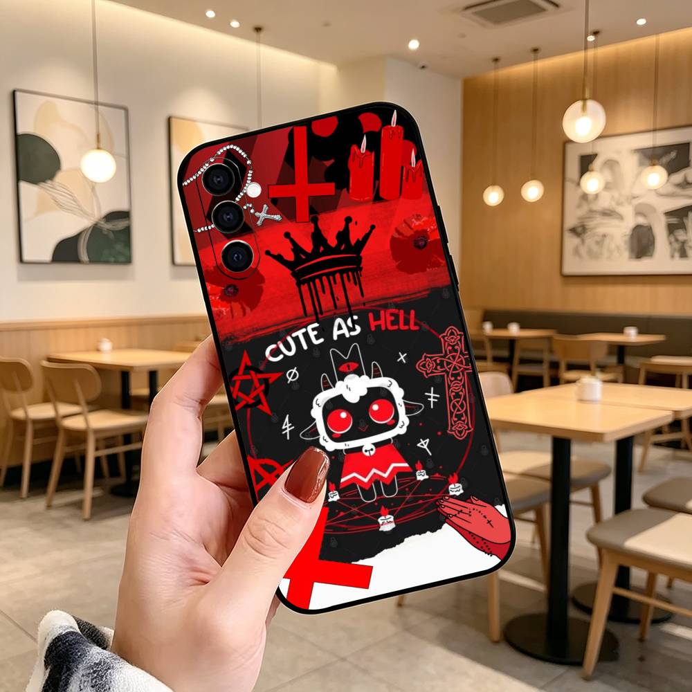 Game Cult of the Lamb Gift Phone Case For Samsung Galaxy A73,A72,A71,A70,A53,A52,A51,Others Soft Black Cover