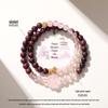 Natural White Jade Green Grape Lotus Pod Double Circle Bracelet - Elegant Chinese Niche Beaded Jewelry