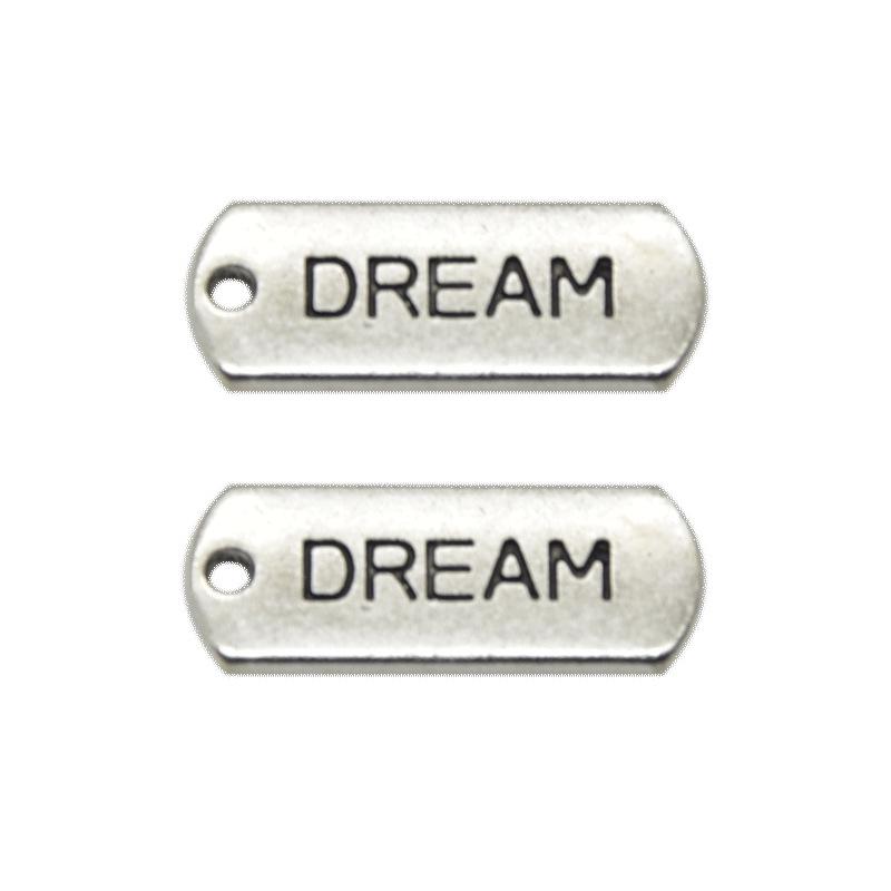 Винтажная золотая подвеска-бирка с вдохновляющим словом для изготовления ювелирных изделий