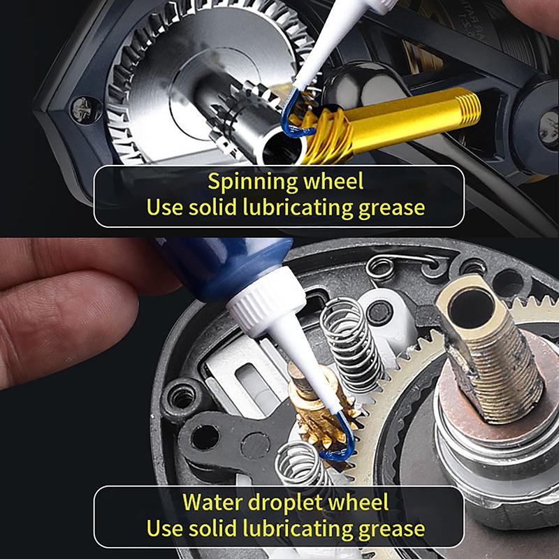 1/2 шт. масло для обслуживания спиннинга для рыболовной катушки, смазка для подшипников, смазочное масло