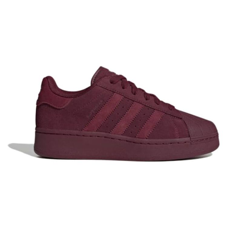Adidas Superstar XLG Maroon Women Sneakers Red Crystal-White IE7377