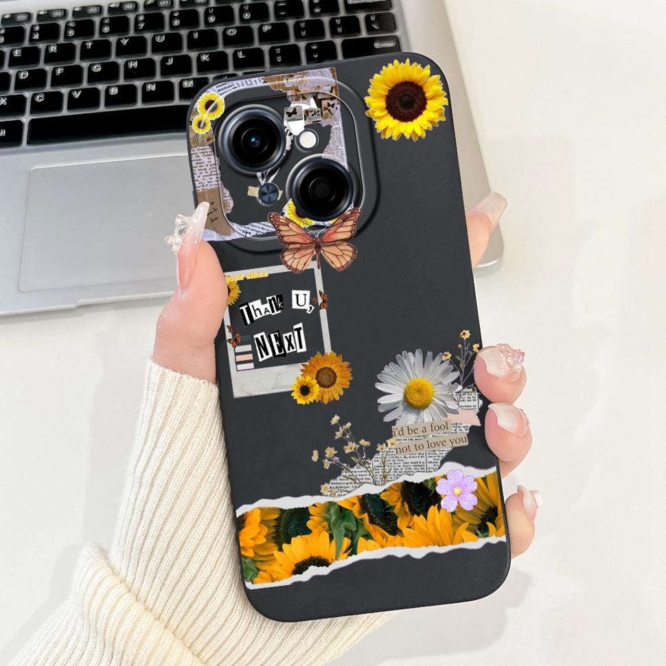 Чехол для Tecno Spark Go 1 Go1 Милый Мультяшный Чехол Мягкий Силикон Fundas Чехол для Телефона Для Tecno SparkGo Spark Go 2025 Задняя Крышка Capa