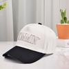 Women Baseball Cap Adjustable Cotton Embroidery Letters Baseball Cap Outdoor Ponytail Truck