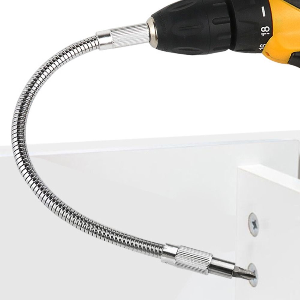Flexible Shaft Bit Holder 150-400mm Universal Screwdriver Extend Rod Versatile Multiple Angles Electric Drill Extend Rod
