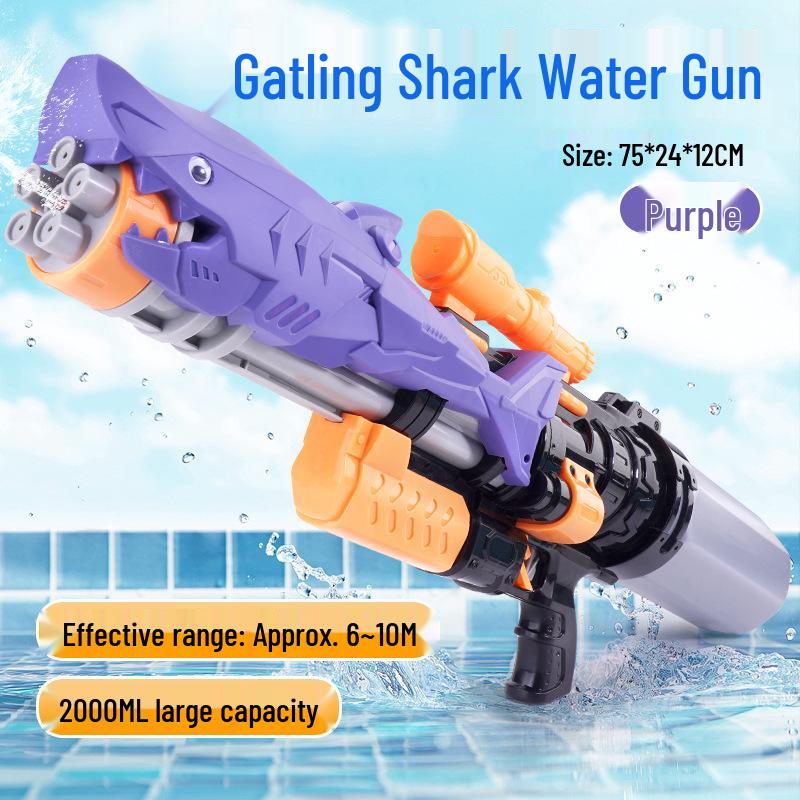 Kids’ XL High-Pressure Gatling Water Gun for Beach Battles