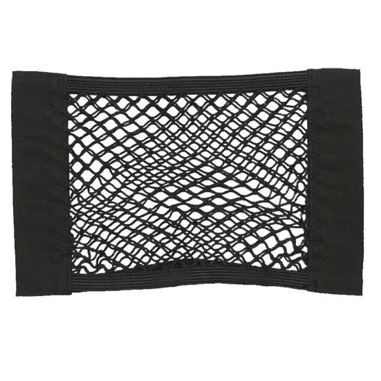 Universal Car Seat Side Back Storage Net Bag Phone Holder Pocket Organizer Black