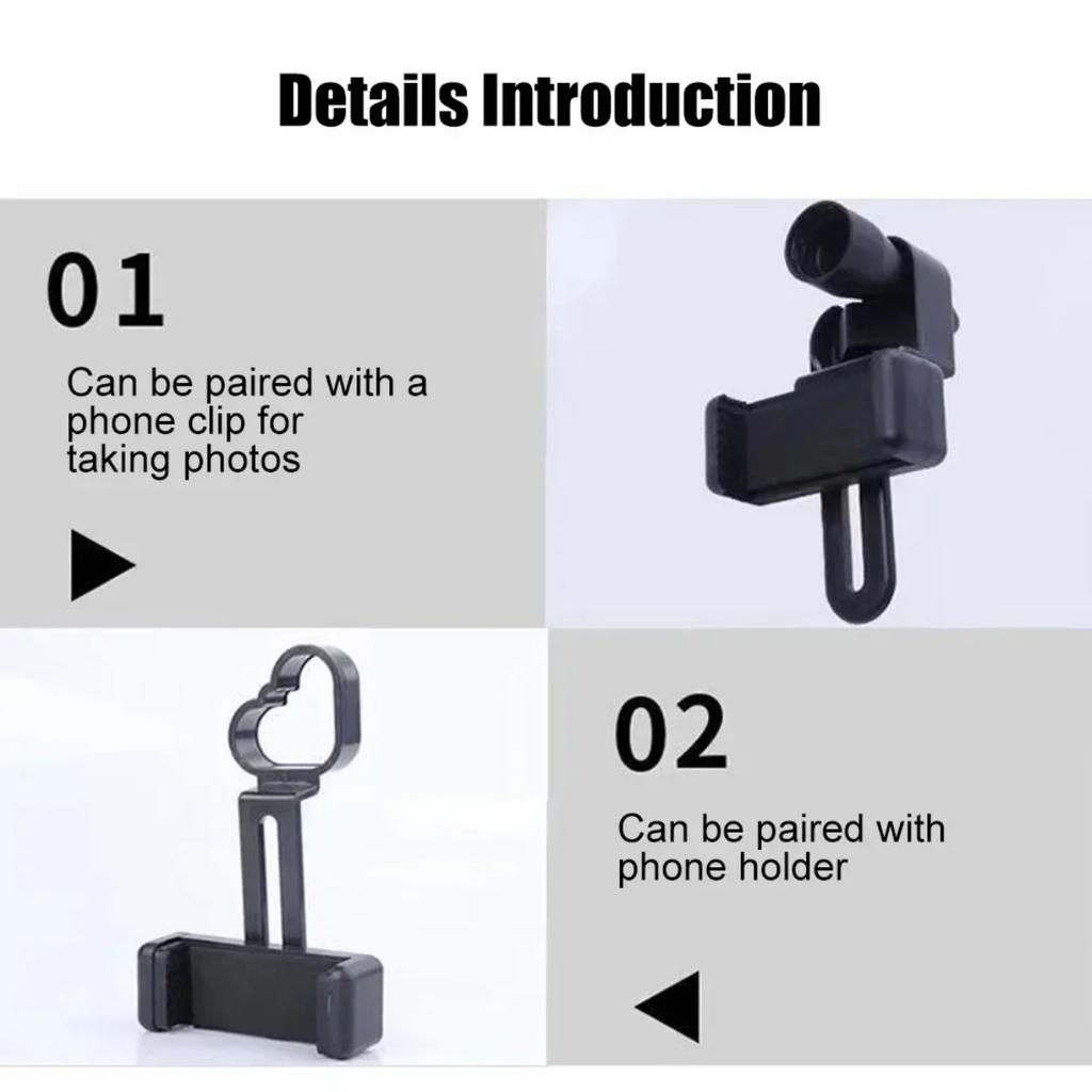 Portable Resin Mini Pocket Monocular Telescope 1000x20 High Magnification Zoom Outdoor Fishing Telescope for Hunting Camping