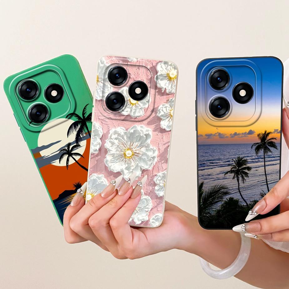 Чехол для Realme Note 50 Realme C51 C51s C53 Милый Мультяшный Новый Конфетный Расписной Чехол для Телефона Для Realme C53 C 51 Note50 Мягкий Чехол Сумки