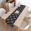 2pcs Christmas Table Flag Table Towel Linen Fabric Nordic Holiday Gifts TV Cabinet Bed Flag Cover Cloth