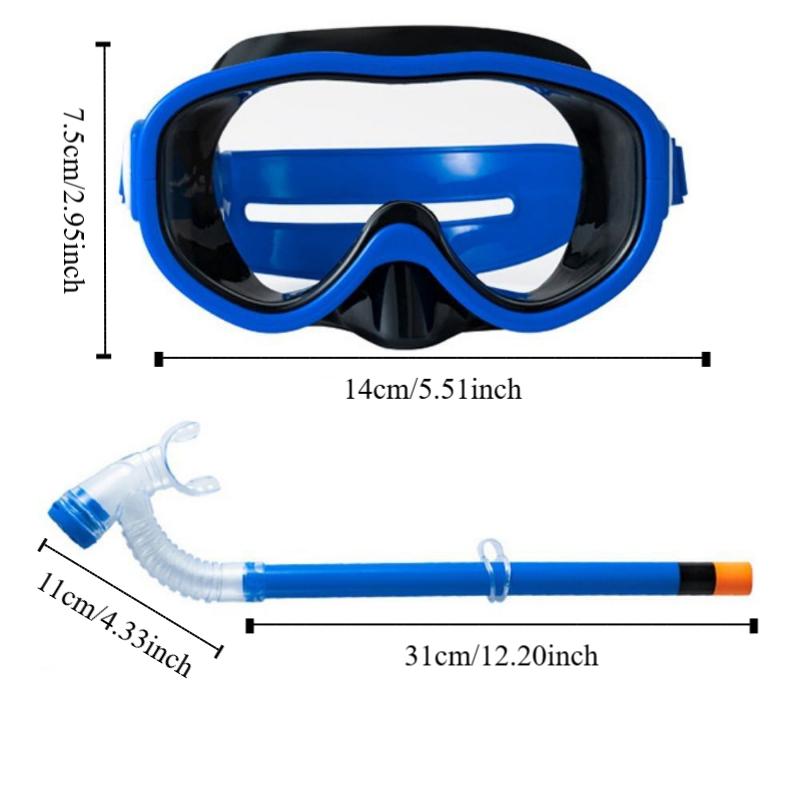Waterproof Kid Snorkel Set Eyewear Children Surfing Glasses Kids Snorkeling Goggles  Beach