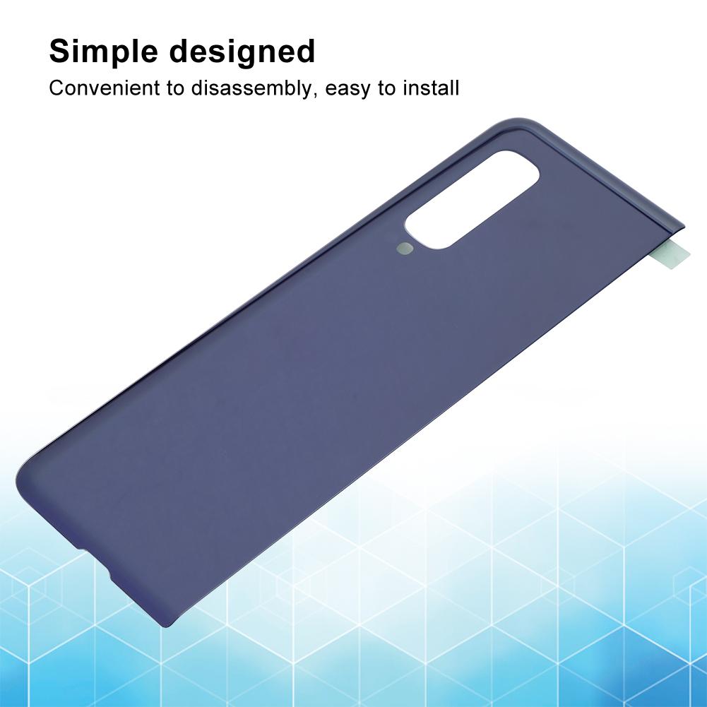Fashionable Simple Mobile Phone Battery Glass Back Cover Rear Housing Replacement for   Fold F900 F900F F900U