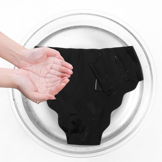 8 Pcs Seamless Underwear for Women No Show Ice Silk Hipster Panties Wave Edge Invisible Triangle Briefs