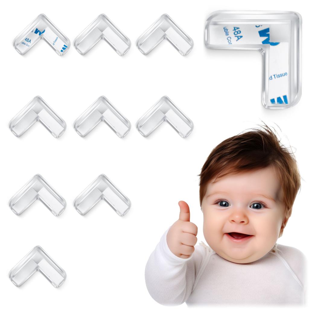 Ricokids 798400 Corner Protectors 10 Pcs Transparent