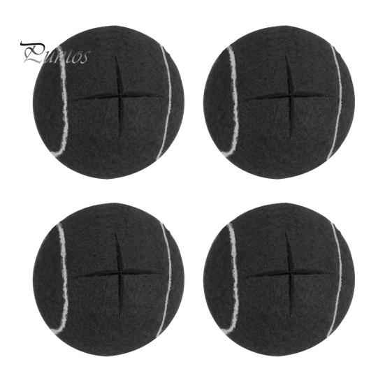 4 шт. предварительно нарезанных теннисных мячей Walker для ножек мебели, защита пола, универсальные войлочные накладки на ножки Walker, скользящие покрытия для пожилых людей