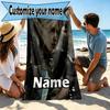 Custom Name Personalized Final Fantasy Print Beach Towel, for Trip Camping Beach Party Home Decor, Birthday Gift for Family & Friends