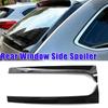 2 Pcs Gloss Black Rear Window Side Spoiler Canard Splitter Trim for Skoda Octavia Estate 2014-2019