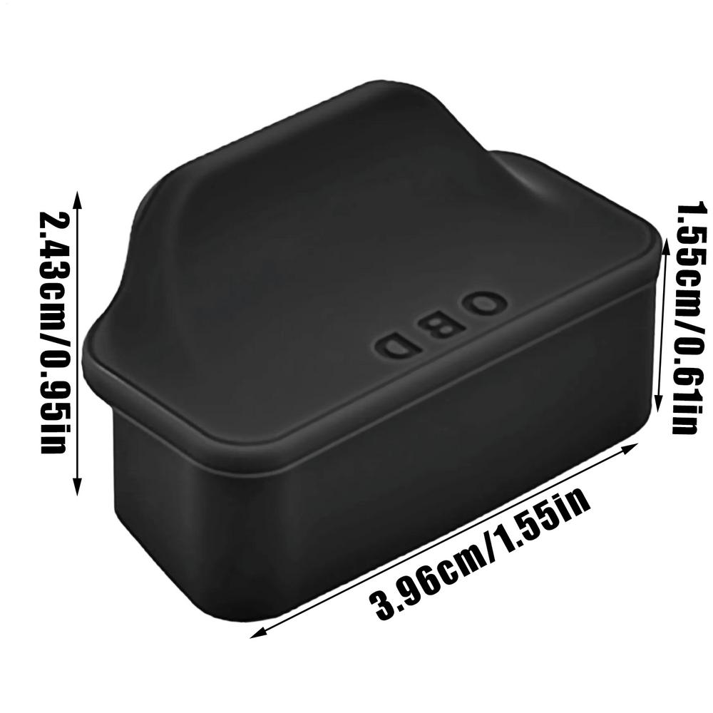 Силиконовая Заглушка Защитная для Диагностического Разъема OBD Пылезащитный Чехол Защита от Пыли Водонепроницаемая Ударопрочная Антикоррозийная Аксессуары для Автомобиля