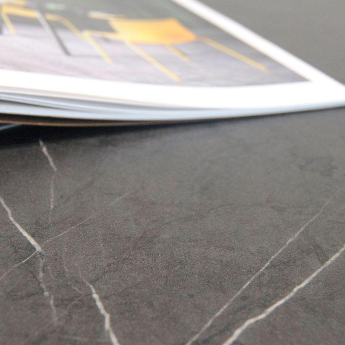 Round High Table Ø 60 Cm Rome Bistro Black Stone