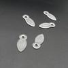 Large White Semi-Transparent Melon Seed Frame Clamps, Backboard Holders - 5000 pcs