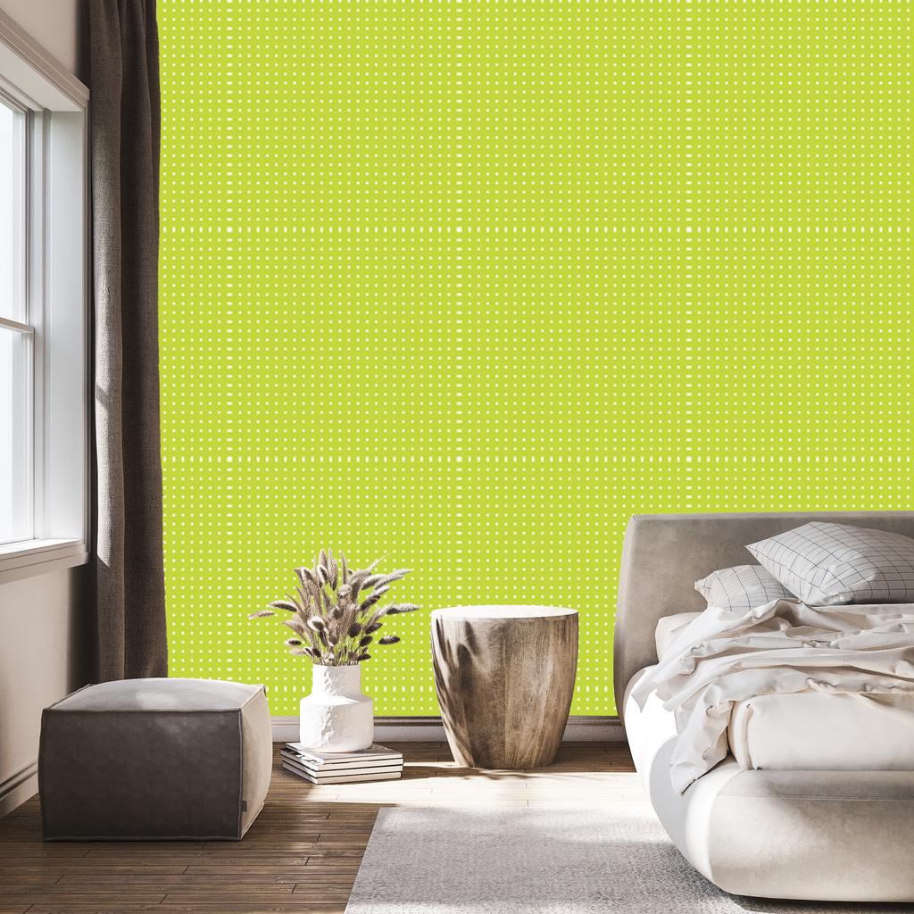 Lime Dots Wallpaper, Lime Background for Living Room and Bedroom 50x1000