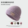 Зимняя новая вязаная шапка женская универсальная модная повседневная шапка мужская теплая шерстяная шапка для защиты от холода