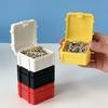 1Pcs PET Material Stackable Storage Box Sealed Bayonet Box  for Screws Nuts Electronic Components