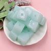 Making 20Pcs Material Creative Square Acrylic Fashion for Bracelets Earrings DIY Jewely Accessories Loose Beads Jelly Color About 13mm
