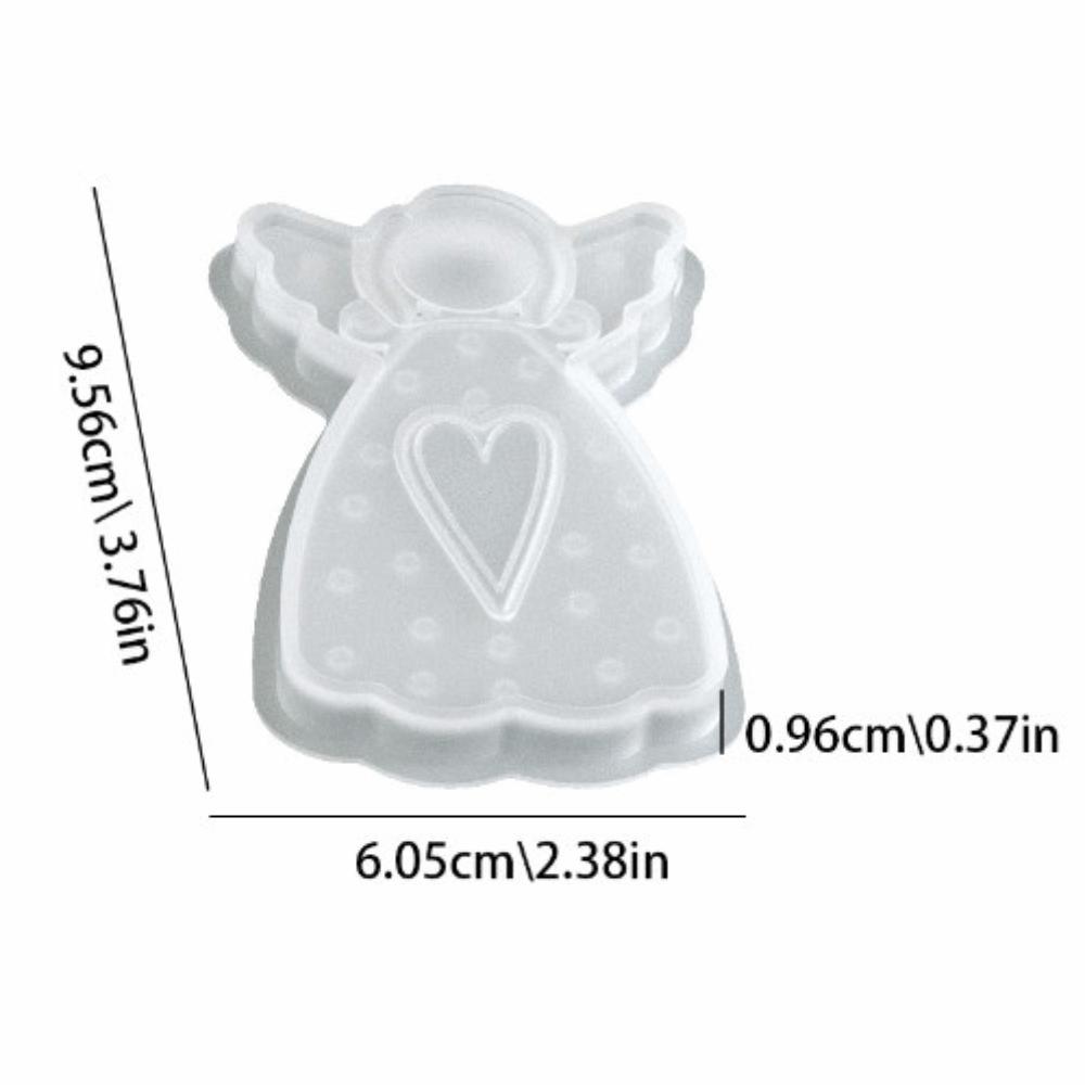 DIY Hanging Ornament Resin Pendant Mold Faceless Angel Plaster Mold Concrete Mould Craft Supplies