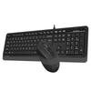 A4TECH F1010 Wired Keyboard Mouse Combo
