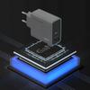 Cuktech Charger 65W Gan 2Xusb-C 1Xusb-A Fast Charging 3In1 1 Pc
