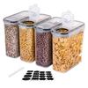 Moisture & Insect-Proof Transparent Rice Storage Jar - PP Plastic
