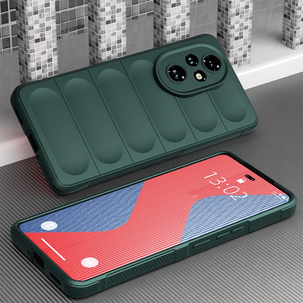 KEYSION Противоударный чехол для HONOR 200 Pro 5G, противоскользящая матовая мягкая силиконовая задняя крышка для телефона Huawei Honor 200 5G 200 Pro