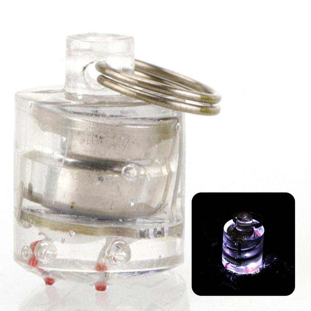 Mini Fishing Led Light Flash Lamp Cylindrical Button Fish Lure Lamp Fishing Tackle