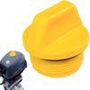 Крышка автомобильного масляного фильтра Крышка автомобильного моторного масла Крышка автомобильного моторного масла Уплотнительная крышка Желтая для деталей подвесного двигателя Автофургоны Грузовики