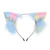 Plush Three-Flower Cat Headband Cat Tail Set Beast Ear Beast Tail Comic Show Cosplay Props Accessories