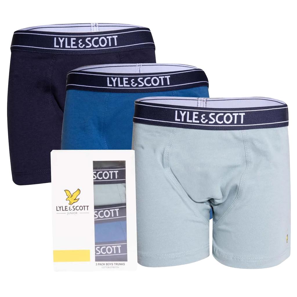 Lyle & Scott Boys Chadwick Boxer Shorts (Pack of 3)