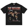 Футболка с графическим принтом The Weeknd Starboy Унисекс и Женская Оверсайз Прочный Хлопок Ретро R&B Мода Круглый вырез Повседневная Верх