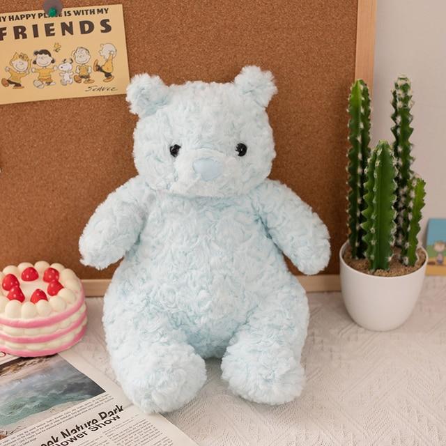 1pc 40cm Adorable Cartoon Teddy Bear Plush Toys Stuffed Soft Animals Dressing Up Doll For Girls Kids Room Decor Birthday Gifts